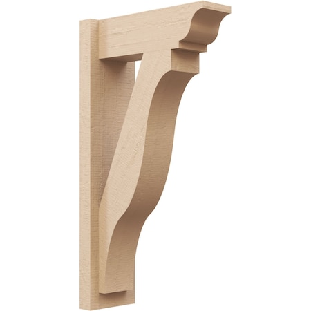 Ekena Millwork 5 1/2-in W x 14-in D x 26-in H Funston Trad Rough Cedar Woodgrain TimberThane Outlooker, Primed Tan OUTUR055X14X26FST04RCPR